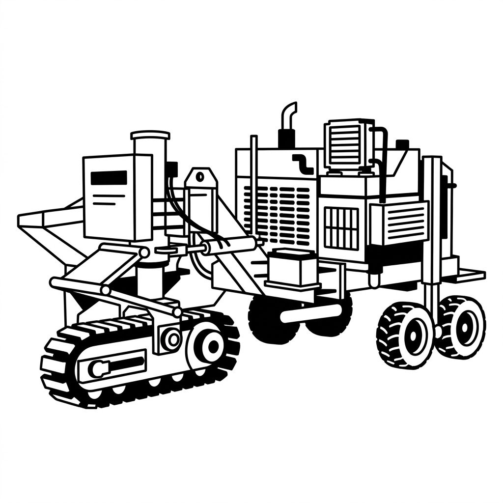Kerb ( Curb ) Laying Machine