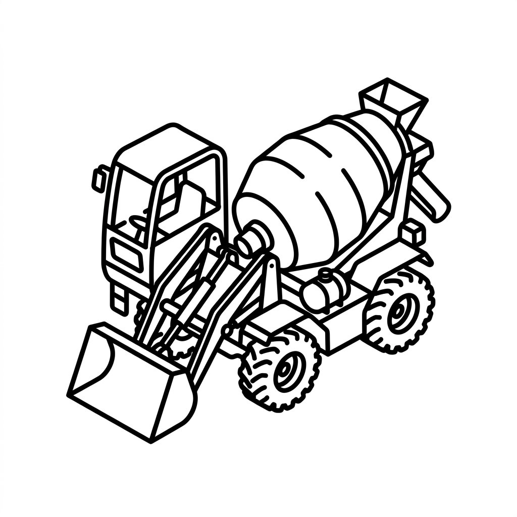SELF LOADING TRANSIT MIXER
