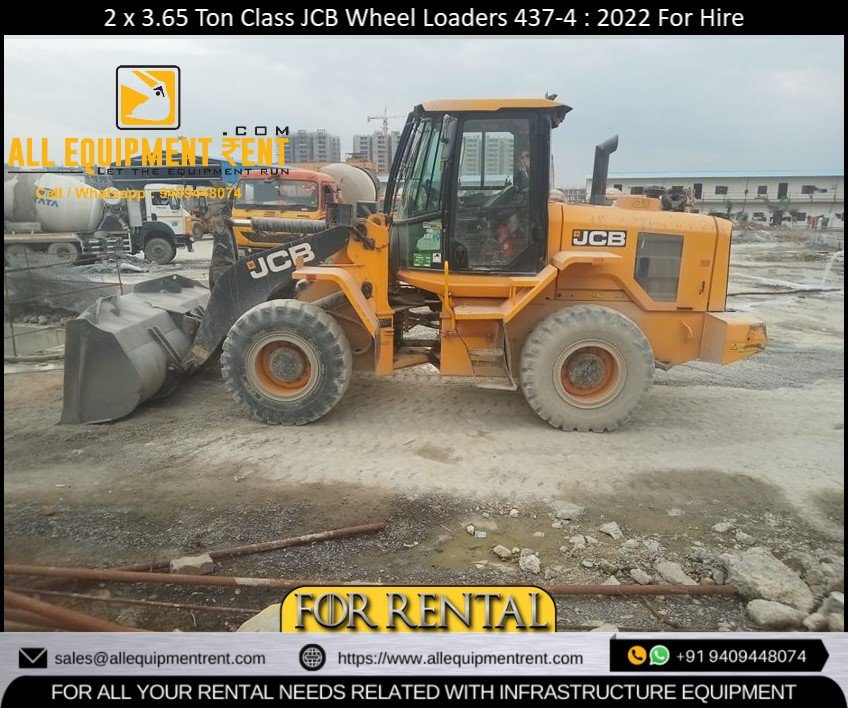 JCB Wheel Loader 437 x 2 Available for Long Term Hire