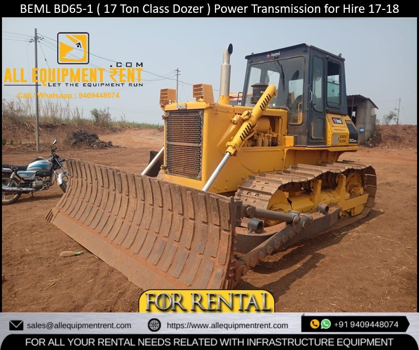 BEML BD65 Power Transmission Dozer for Long Term Hire on Pan India Basis