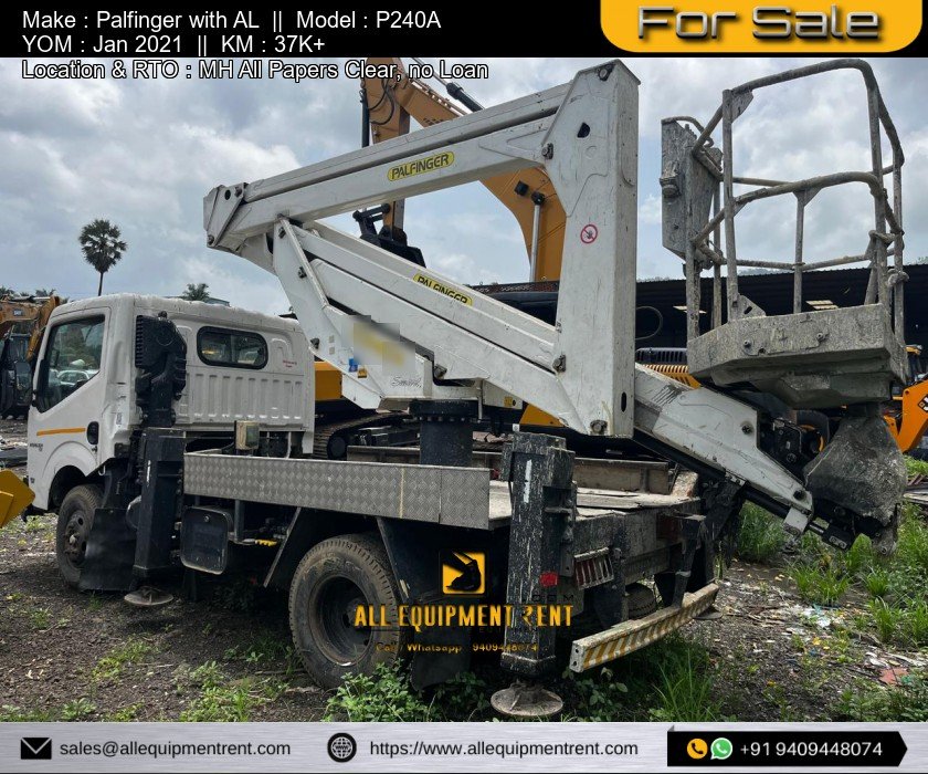 MH Registered 24m Class Truck Mounted Boom Lift Palfinger P240 2021 Model Availabel for Sale in MH