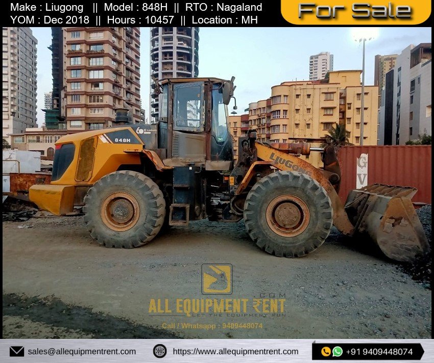 Used 5 Ton Class Liugong Wheel Loader 848H NL Registered Dec 2018 Model Available for Sale