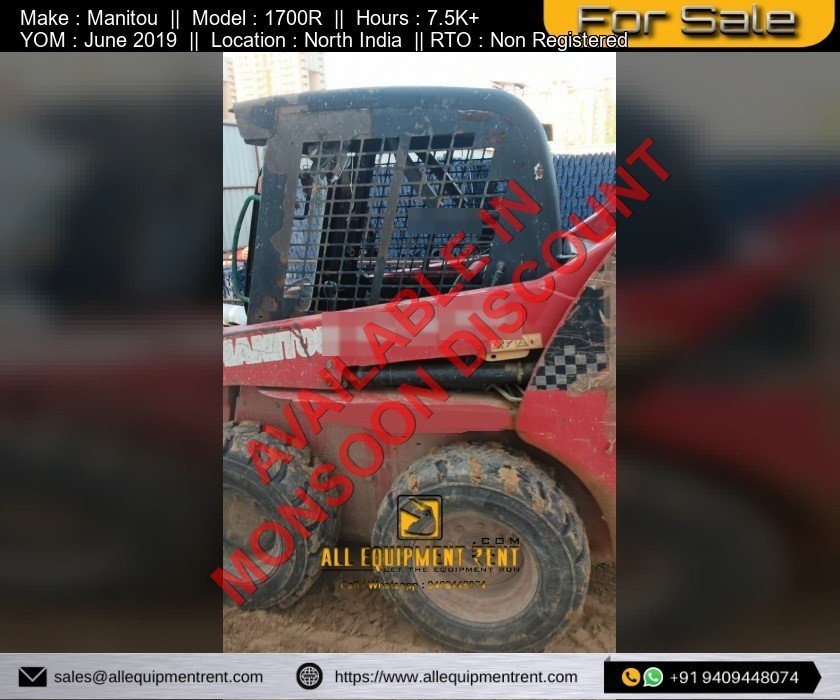 Used Manitou Skid Steer Loader 1700R 2019 for Sale in North India
