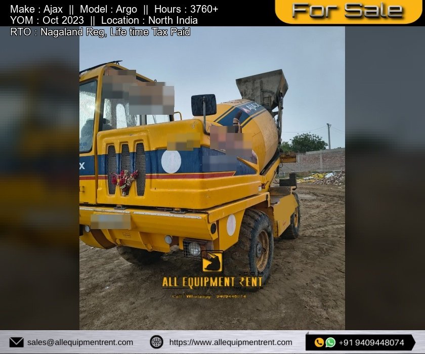 Very Less Used Ajax Argo 4300 Nagaland Registered Life time tax paid Oct 2023 Model Available for Sale in North India