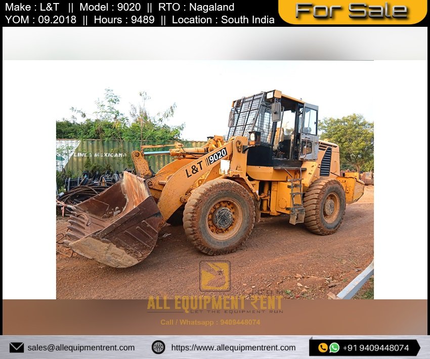 Used L and T 9020 Wheel Loader 2018 Three and Half ton Class Available for Sale