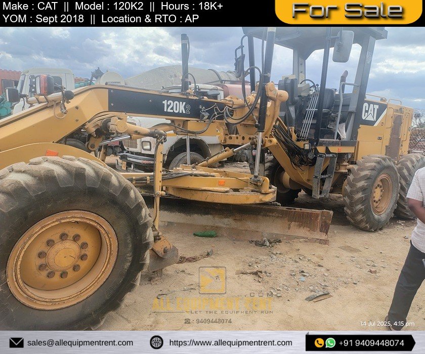 Used CAT 120K2 2018 AP Registered LTT Available for Sale