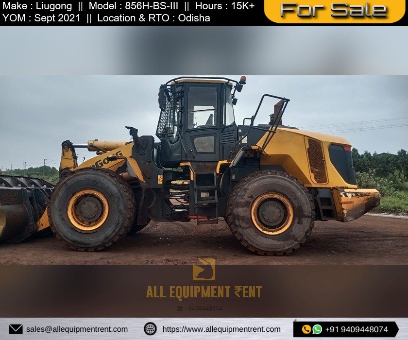 Used Liugong 856H with BSIII Engine OD Registered 5 Ton Class Wheel Loader YOM 2021 Available for Sale