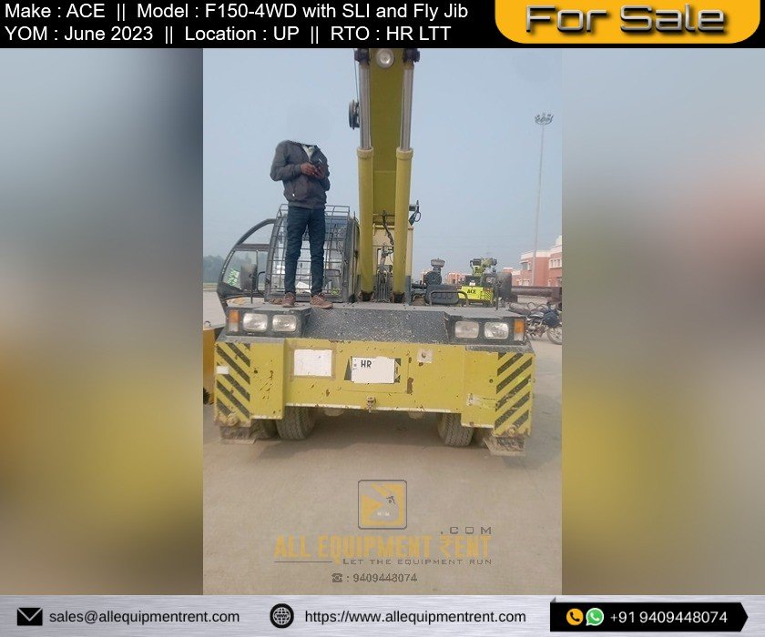 ACE 4WD BSIV F150 with SLI and Flyjib HR LTT Available for Sale in UP