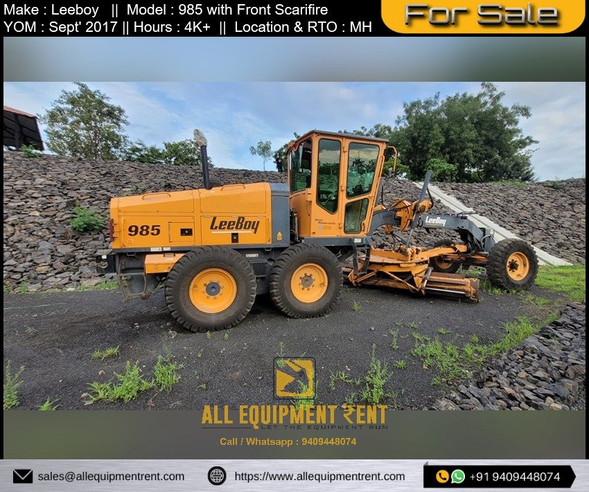 Very Less used Leeboy 985 Sept 2017 MH Registered Available for Sale
