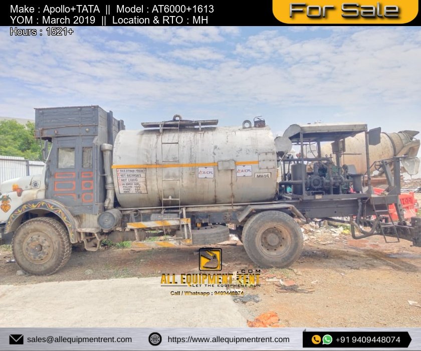 Used Bitumen Browser 6KL size MH Registered Available for Sale in MH Jan 2019 Model