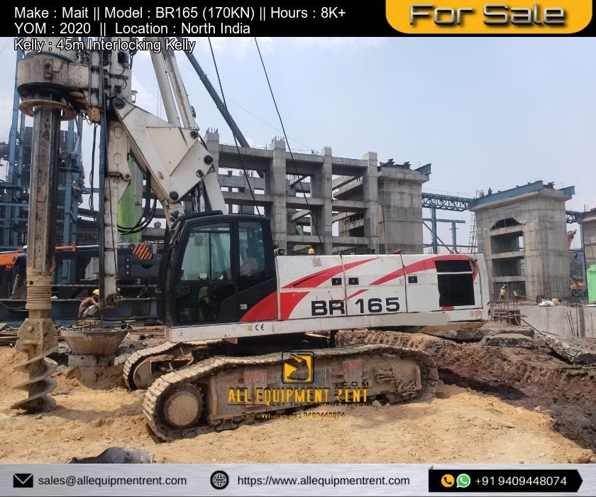European 170KN Class Piling Rig Mait BR165 2020 Available for Sale 