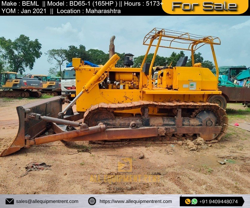 Used BEML BD65 Dash One 165HP Class 17 Ton Dozer with Power Shift Transmission for Sale 2021 Model
