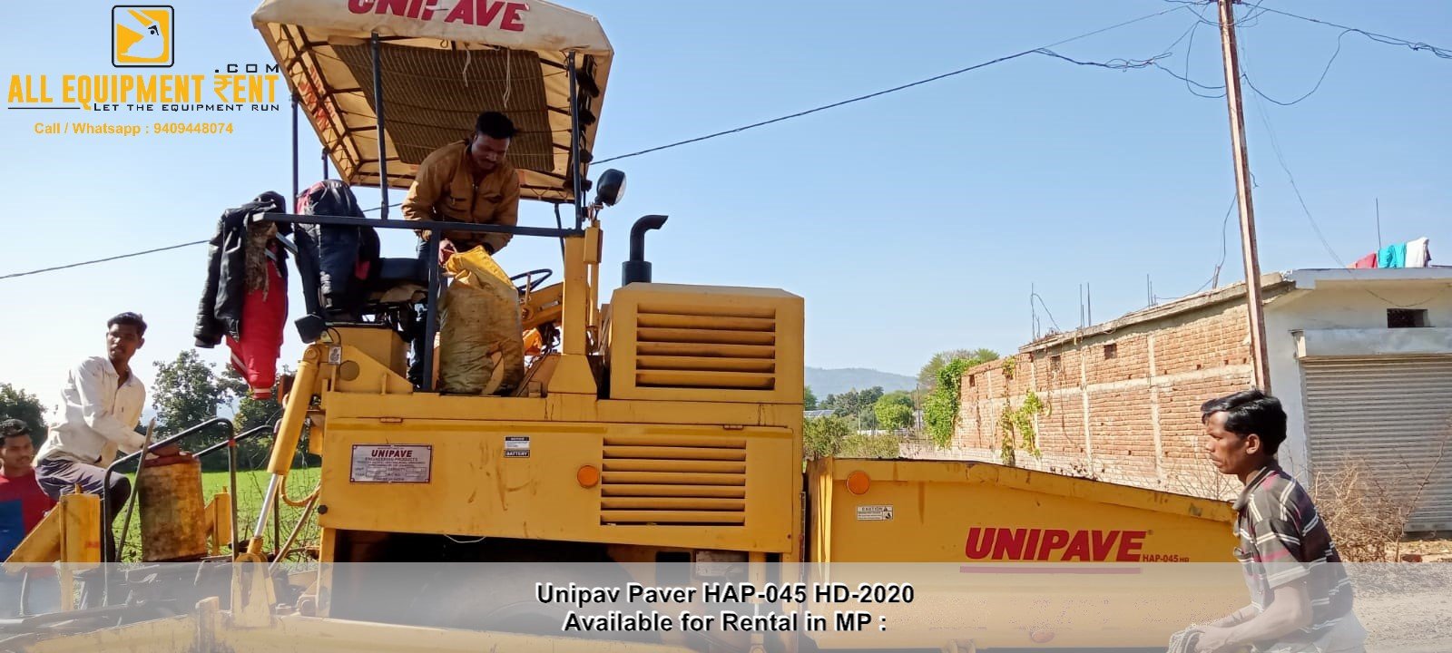 Unipav Paver HAP045HD available for Rental in MP