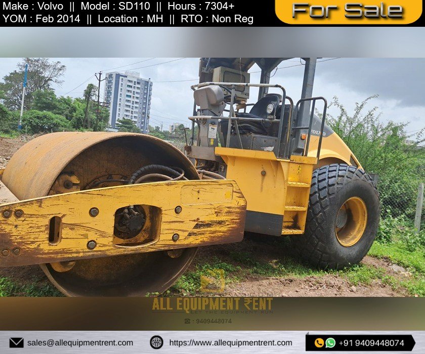 Used Volvo SD110 Soil Compactor 2014 Available for Sale in Maharashtra