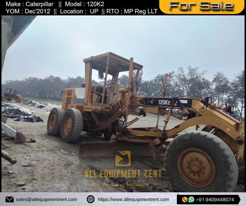 Used CAT motor Grader 120K2 MP registered LTT Available for Sale