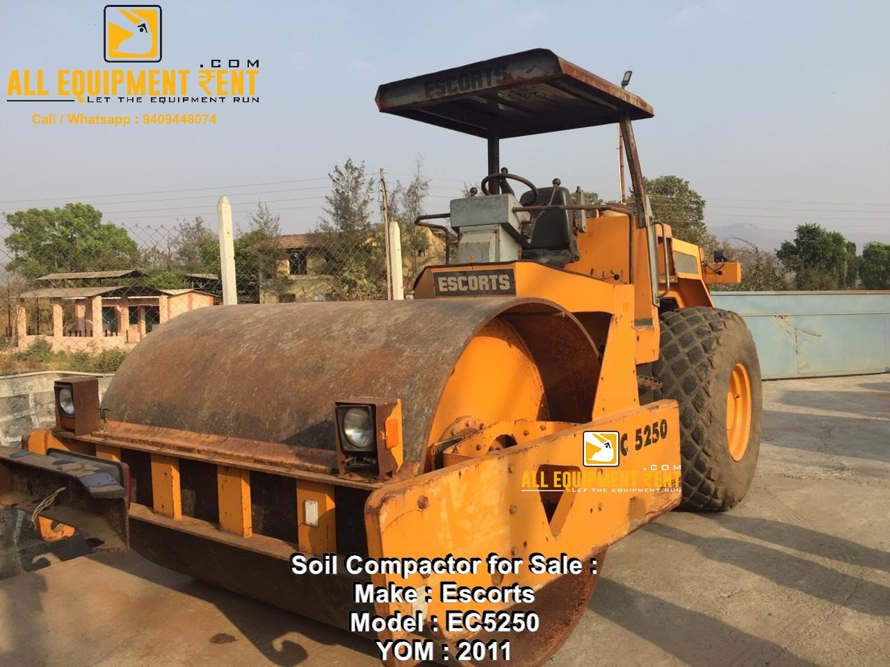 Used Soil Compactor Escorts EC5250 available for Sale 2011 Model