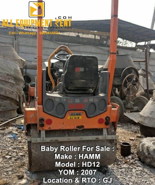 Used Baby Roller for Sale HAMM HD12 YOM 2007 GJ registered