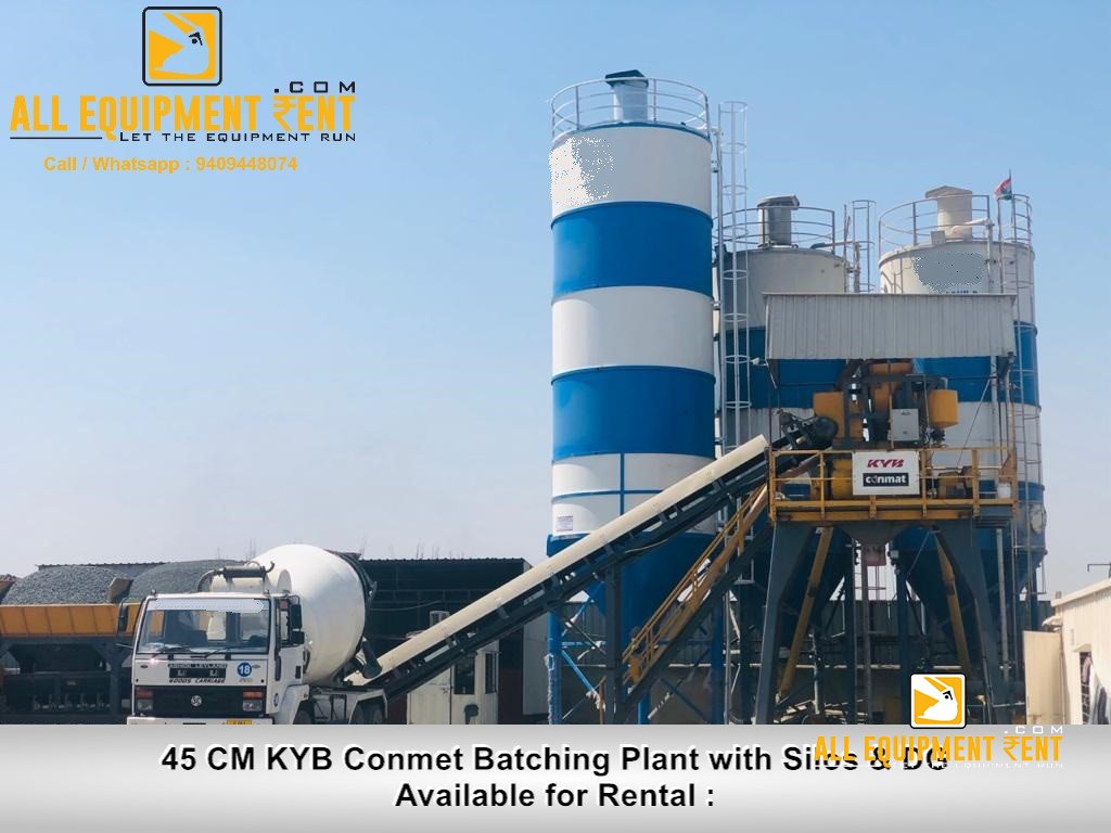 45CM KYB Conmet CRP450 Batching plant available for Hire 