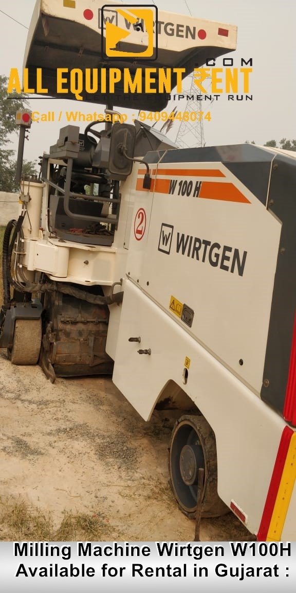 Milling Machine Wirtgen W100H available for Rental in Gujarat