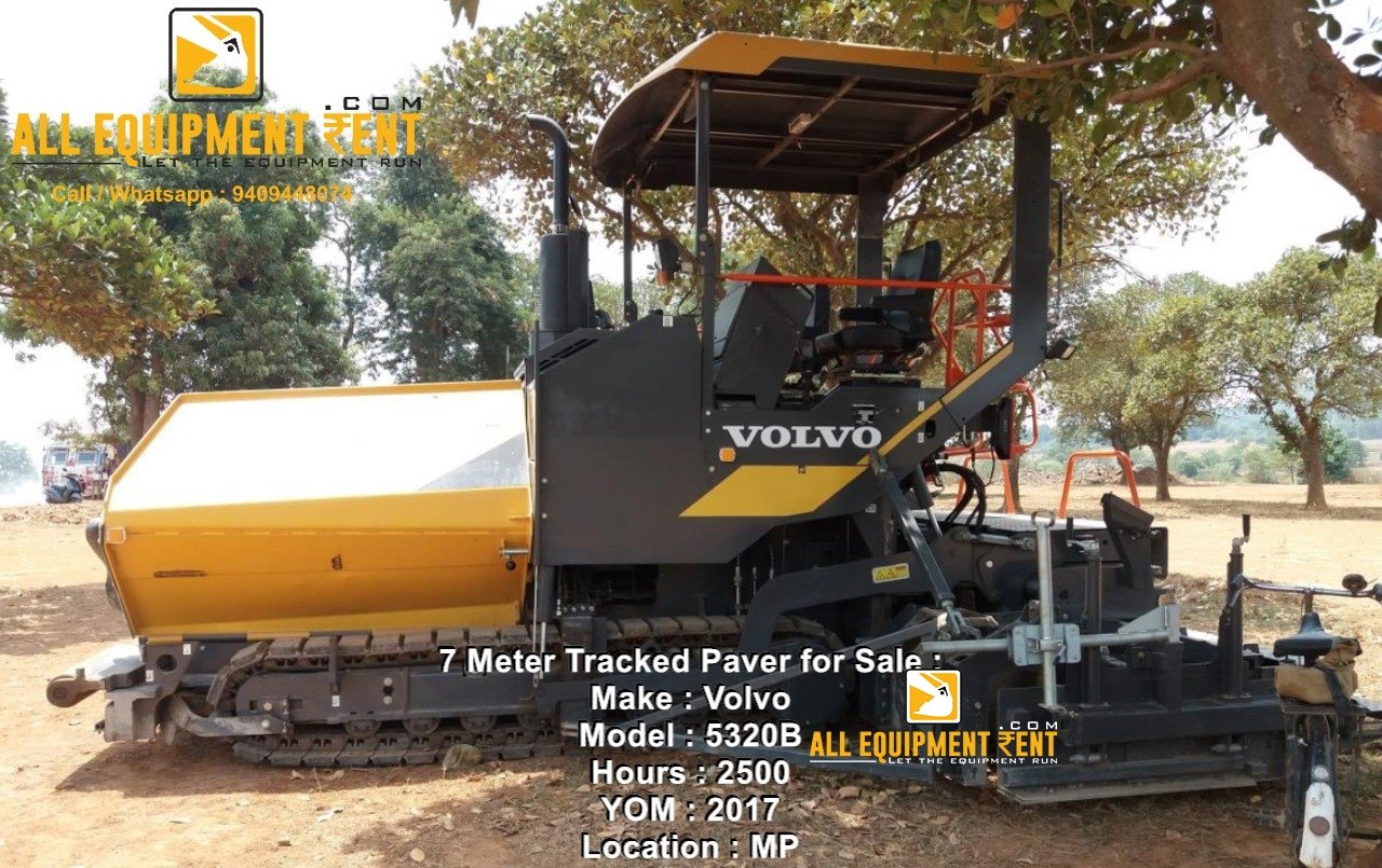 Used 7 Meter Tracked Paver Volvo 5320B 2017 for sale in MP