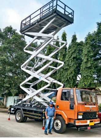 TRUCK MOUNTED SCISSOR LIFT 15 METER